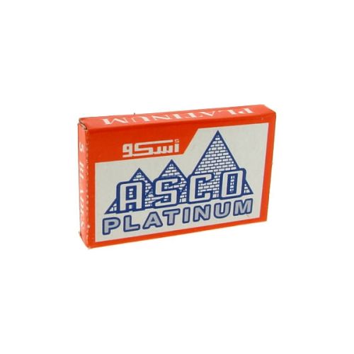 Ανταλλακτικά ξυραφάκια Asco Platinum - Συσκευασία με 5 ξυραφάκια