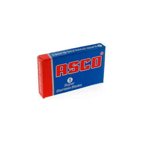 Asco Super Stainless ανταλλακτικά ξυραφάκια σε συσκευασία με 5 λεπίδες