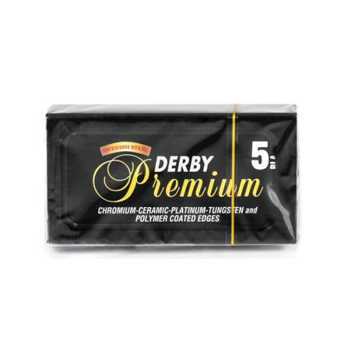 Ξυραφάκια Derby Premium - Συσκευασία με 5 ξυραφάκια