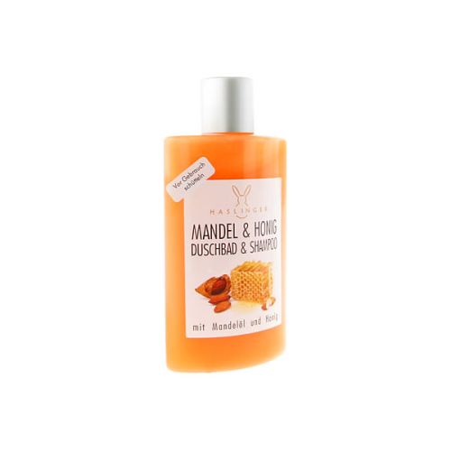 Haslinger shower gel & σαμπουάν με μέλι & αμύγδαλο - 200ml