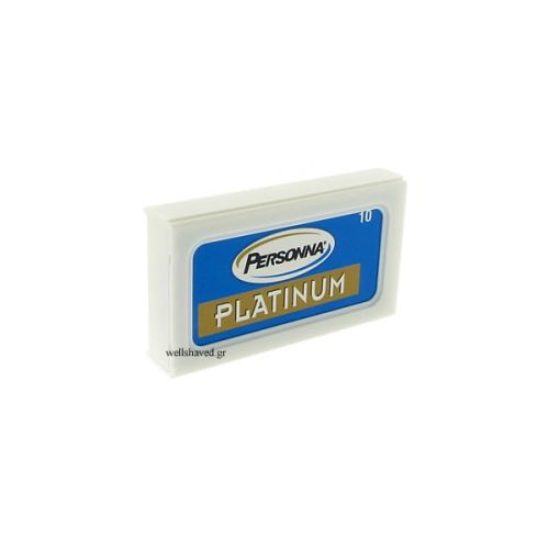 Ανταλλακτικά ξυραφάκια Personna Platinum σε συσκευασία των 10 λεπίδων. Made in Germany.