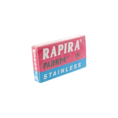 Ανταλλακτικά ξυραφάκια Rapira Chrome Stainless - Συσκευασία με 5 ξυραφάκια