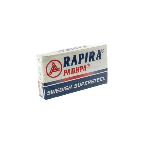 Ανταλλακτικά ξυραφάκια Rapira Swedish Supersteel - Συσκευασία με 5 ξυραφάκια