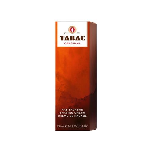 Κρέμα ξυρίσματος Tabac Original με το γνωστό κλασσικό άρωμα σε σωληνάριο των 100ml.