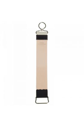 Δερμάτινο ακονιστήρι φαλτσέτας - Leather strop της Muhle. Απαραίτητο εργαλείο για όσους ξυρίζονται με φαλτσέτα ξυρίσματος.
