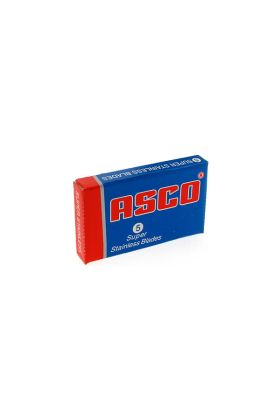 Asco Super Stainless ανταλλακτικά ξυραφάκια σε συσκευασία με 5 λεπίδες