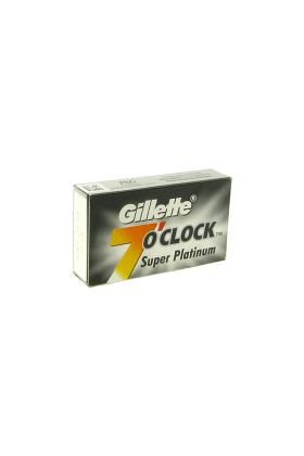 Ανταλλακτικά ξυραφάκια Gillette 7 o' Clock Super Platinum - Συσκευασία με 10 ξυραφάκια
