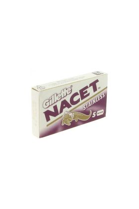 Ανταλλακτικά ξυραφάκια Gillette Nacet - Συσκευασία με 5 ξυραφάκια
