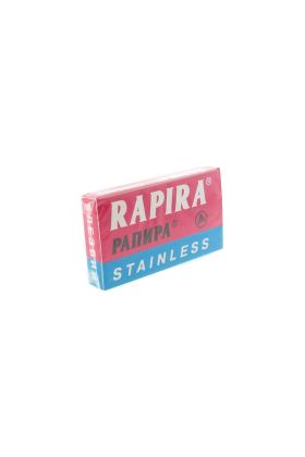 Ανταλλακτικά ξυραφάκια Rapira Chrome Stainless - Συσκευασία με 5 ξυραφάκια