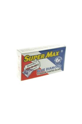 10 Ανταλλακτικά ξυραφάκια Super Max Blue Diamond Titanium